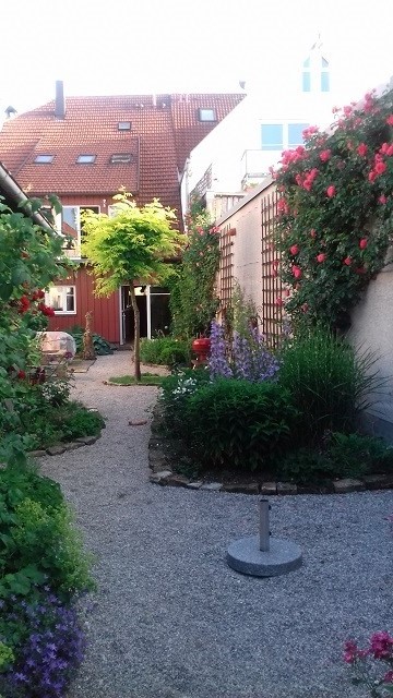 Ferienwohnung Weilheim 17 Garten